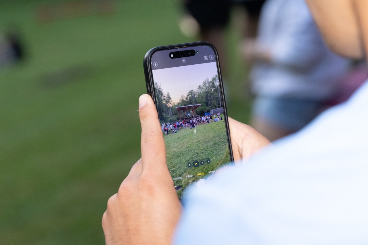 Group of people celebrating on stage