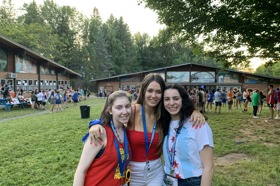 Group of people celebrating on stage
